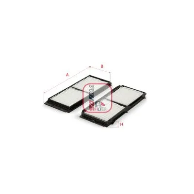 Filtre, air de l'habitacle SOFIMA S 3397 C