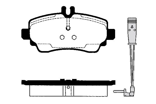 Kit de plaquettes de frein, frein à disque RAICAM RA.0656.1