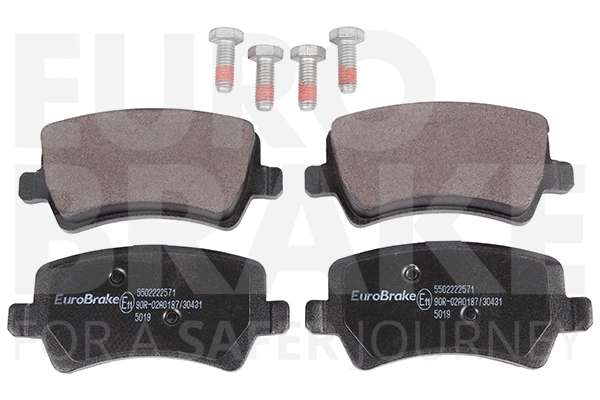 Kit de plaquettes de frein, frein à disque EUROBRAKE 5502222571