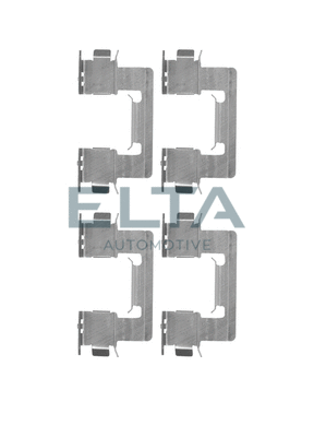 Kit d'accessoires, plaquette de frein à disque ELTA AUTOMOTIVE EA8639