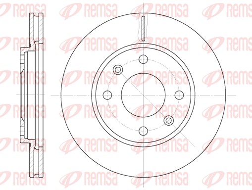 Disque de frein REMSA 6131.10