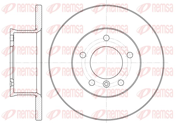 Disque de frein REMSA 6350.00