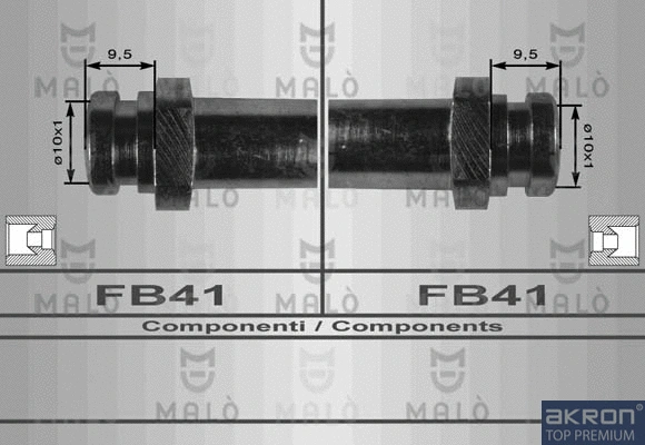 Flexible de frein AKRON-MALÒ 80046