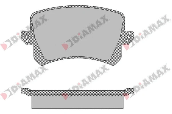 Kit de plaquettes de frein, frein à disque DIAMAX N09433