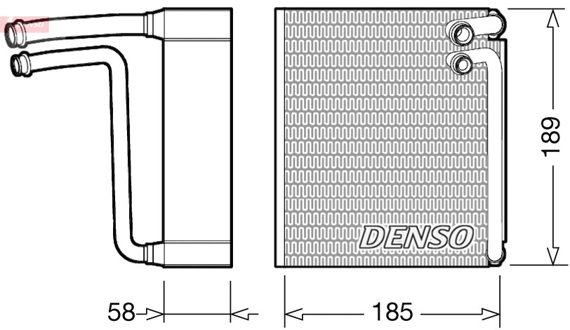 Évaporateur climatisation DENSO DEV09025