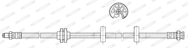 Flexible de frein FERODO FHY3117