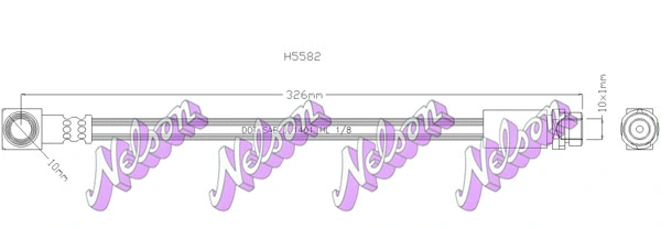 Flexible de frein KAWE H5582