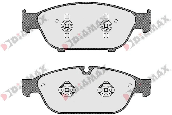 Kit de plaquettes de frein, frein à disque DIAMAX N09604