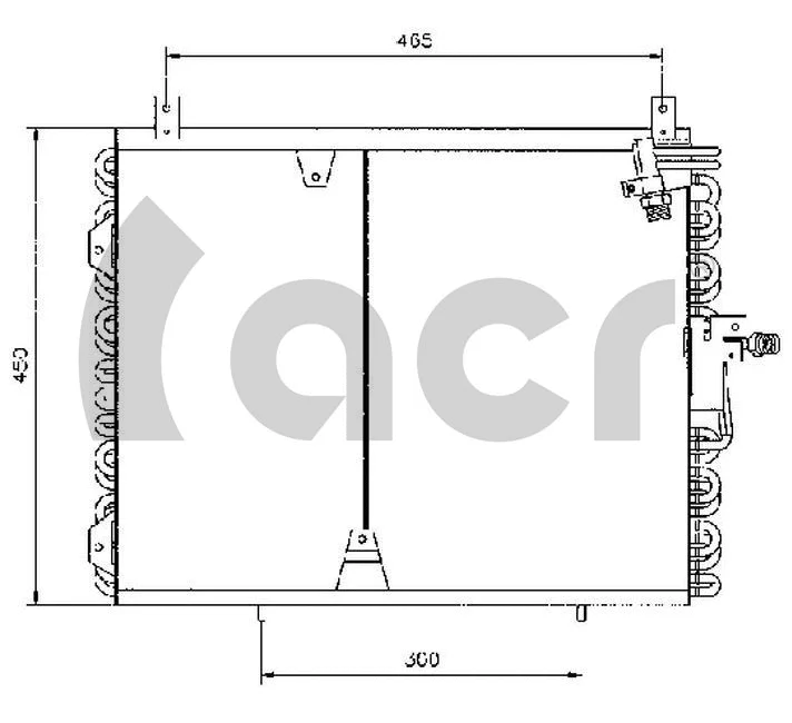 Condenseur, climatisation ACR 300030