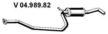 Silencieux avant EBERSPÄCHER 04.989.82
