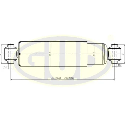 Amortisseur G.U.D. GSA344080