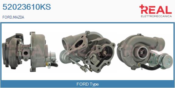 Turbocompresseur, suralimentation REAL 52023610KS