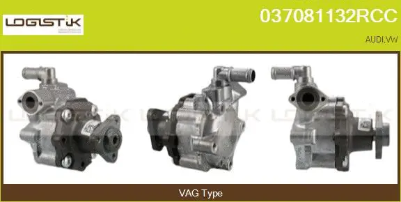 Pompe hydraulique, direction LGK 037081132RCC