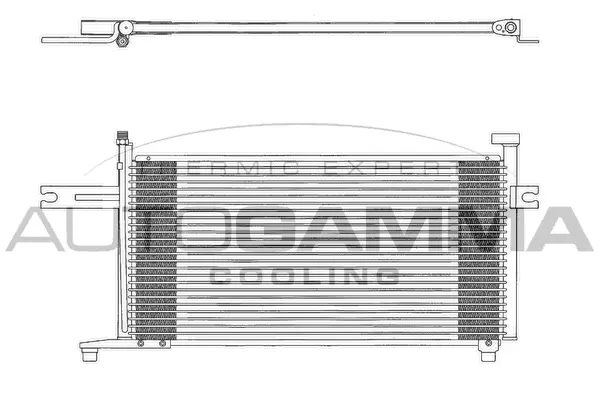Condenseur, climatisation AUTOGAMMA 102722