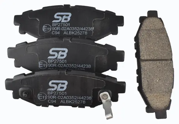 Kit de plaquettes de frein, frein à disque SB BP27501
