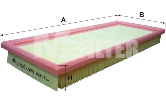 Filtre à air MFILTER K 370