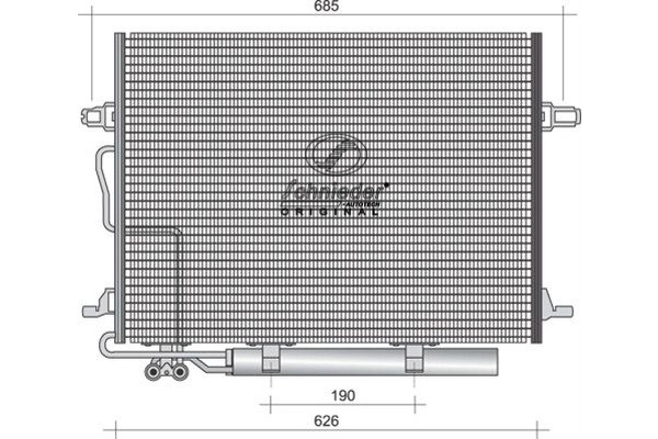 Condenseur, climatisation SCHNIEDER AUTOTECH BZS85.00029