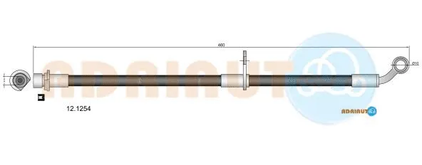 Flexible de frein ADRIAUTO 12.1254