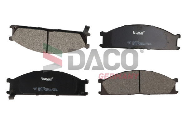 Kit de plaquettes de frein, frein à disque DACO Germany 322609