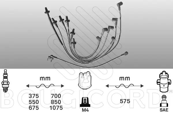 Kit de câbles d'allumage EFI AUTOMOTIVE 2413