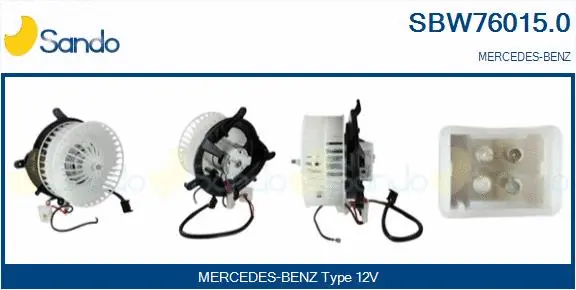 Pulseur d'air habitacle SANDO SBW76015.0