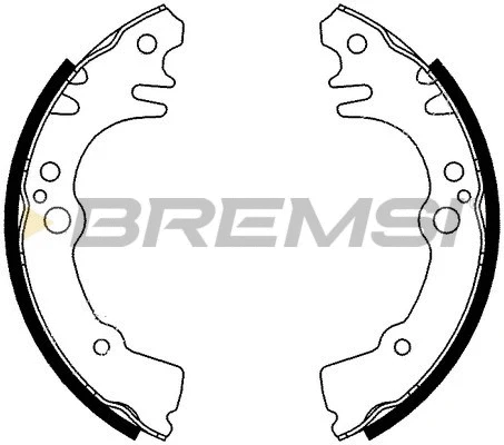 Jeu de mâchoires de frein BREMSI GF0683