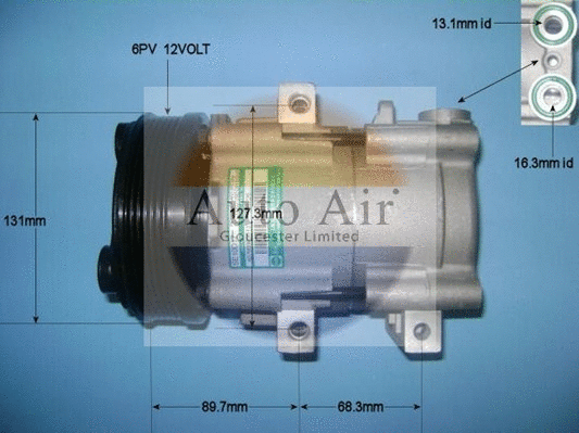 Compresseur, climatisation AUTO AIR GLOUCESTER 14-8145P