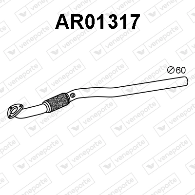 Tuyau d'échappement VENEPORTE AR01317