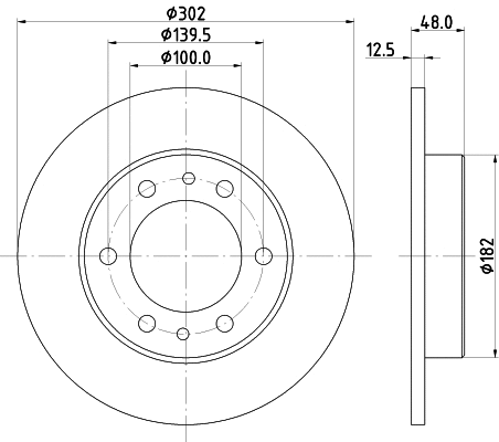 Disque de frein MINTEX MDC880