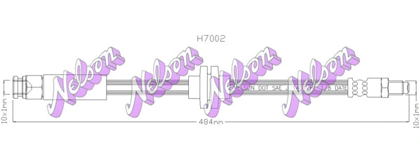 Flexible de frein KAWE H7002