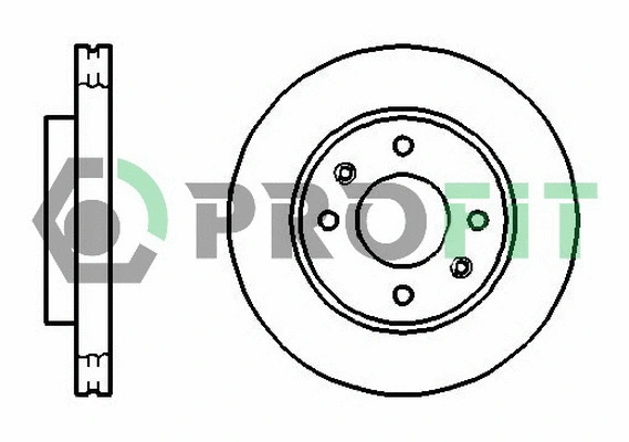 Disque de frein PROFIT 5010-1270