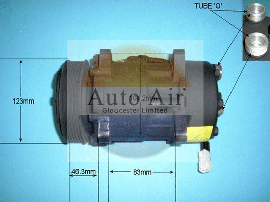 Compresseur, climatisation AUTO AIR GLOUCESTER 14-7485R