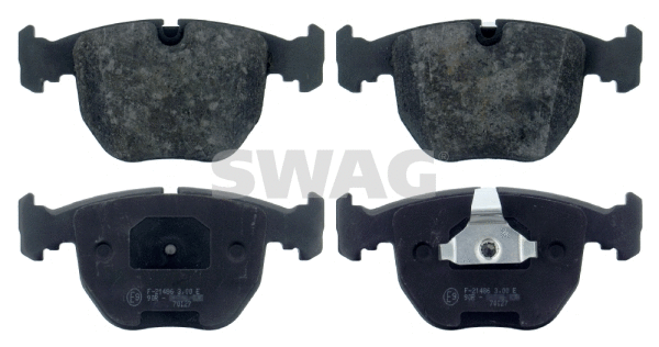 Kit de plaquettes de frein, frein à disque SWAG 20 91 6345