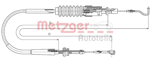 Câble d'accélération METZGER 14.4305