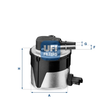 Filtre à carburant UFI 55.170.00