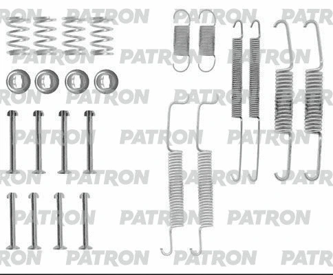 Kit d'accessoires, mâchoire de frein PATRON PSRK0261