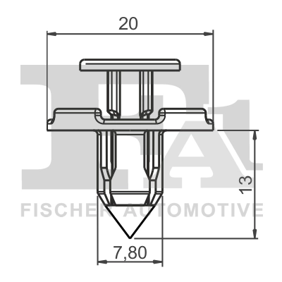 Clip, enjoliveur FA1 75-30005.5