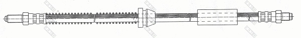 Flexible de frein GIRLING 9003105