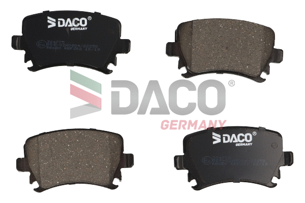 Kit de plaquettes de frein, frein à disque DACO Germany 324775