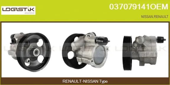Pompe hydraulique, direction LGK 037079141OEM