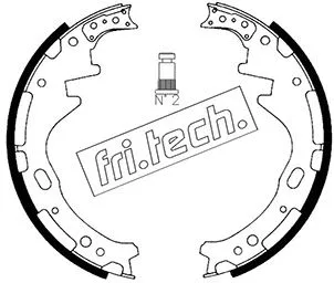 Jeu de mâchoires de frein fri.tech. 1067.174