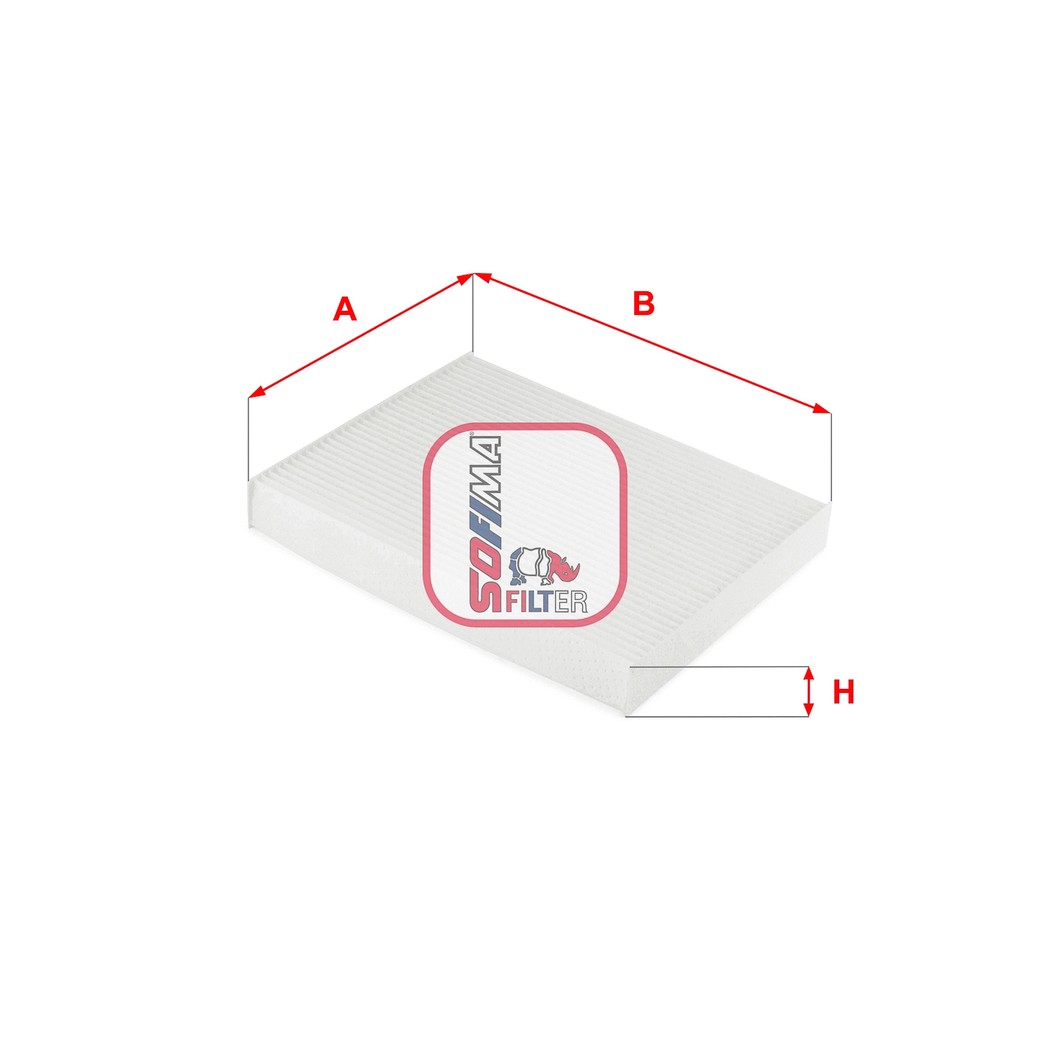 Filtre, air de l'habitacle SOFIMA S 3273 C