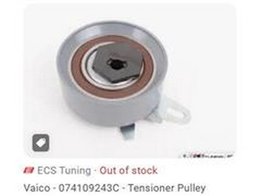 Poulie de tension, courroie crantée ZPY 074109243C