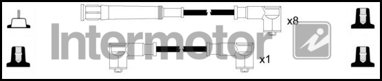 Kit de câbles d'allumage INTERMOTOR 76292
