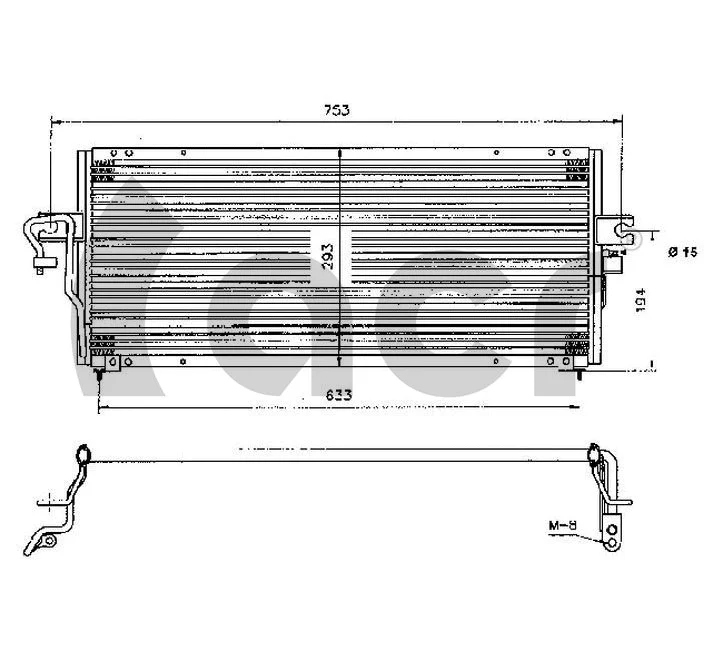 Condenseur, climatisation ACR 300274