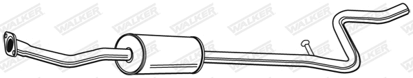 Silencieux central WALKER 22307