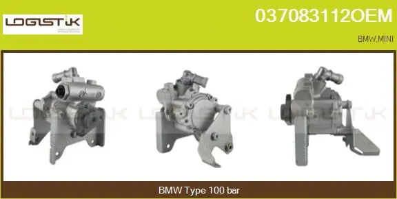 Pompe hydraulique, direction LGK 037083112OEM