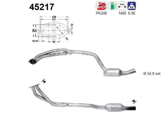 Catalyseur AS 45217
