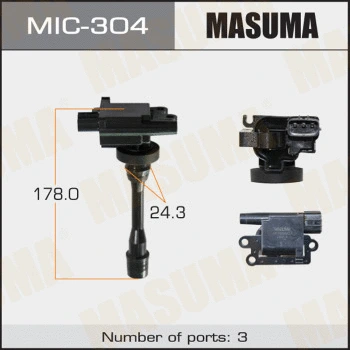 Bobine d'allumage MASUMA MIC-304