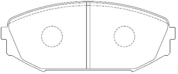 Kit de plaquettes de frein, frein à disque SB BP28805